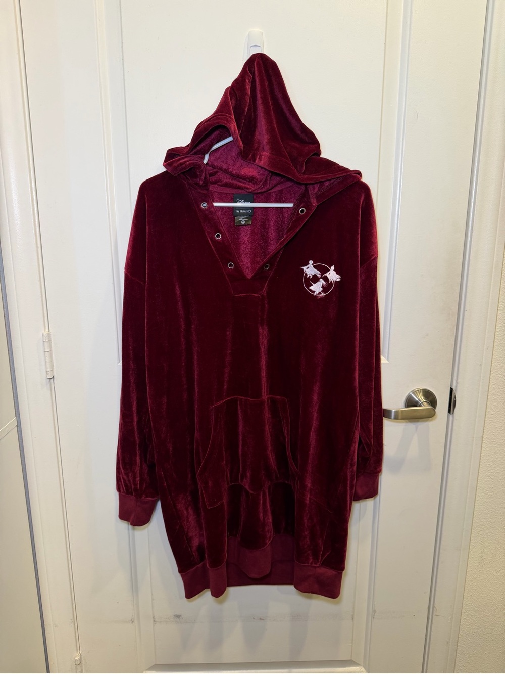 Her Universe Disney Hocus Pocus Ladies Embroidered Hoodie Dress